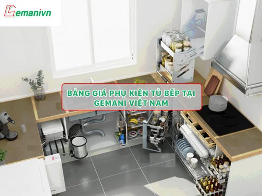 Báo giá phụ kiện inox tủ bếp chuẩn xác.